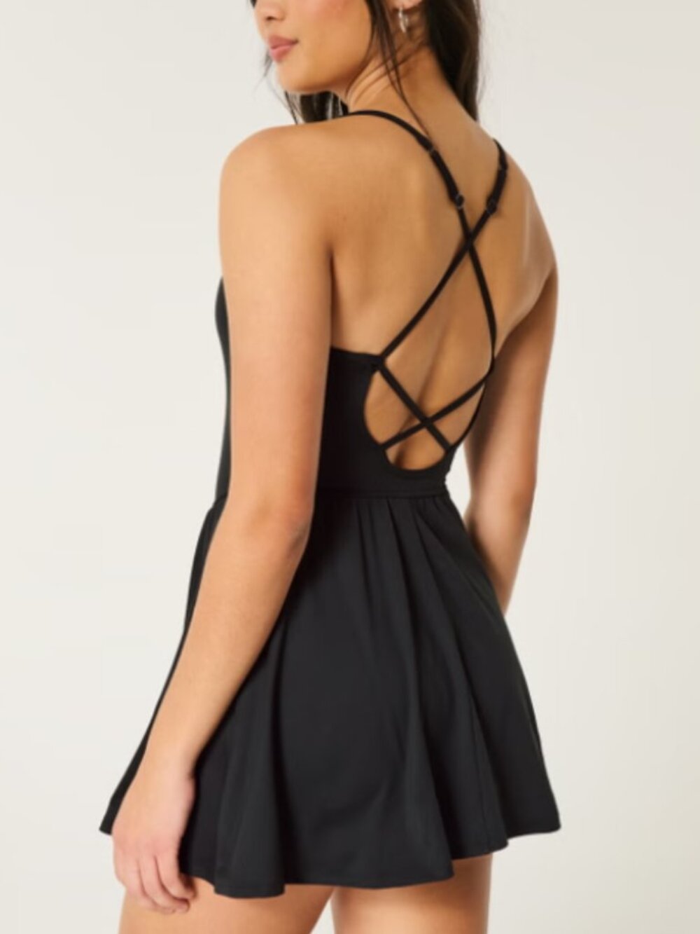 Gilly Hicks / Hollister Active Strappy Back Dress Black - Picture 2 of 5